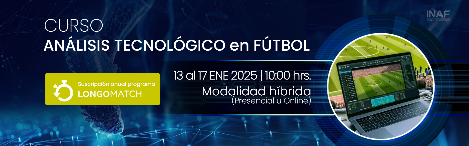 CURSO ANALISIS TECNOLóGICO EN FúTBOL 