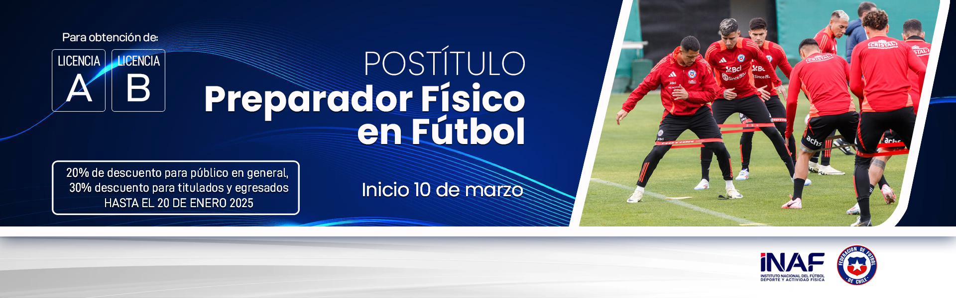 POSTITÚLO PREPARADOR FISICO EN FÚTBOL