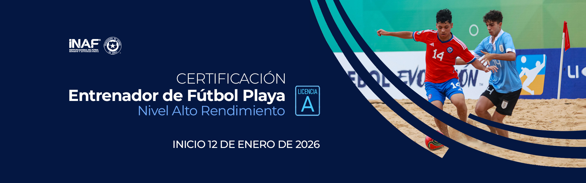 CERTIFICACIÓN ENTRENADOR DE FúTBOL PLAYA-LICENCIA A