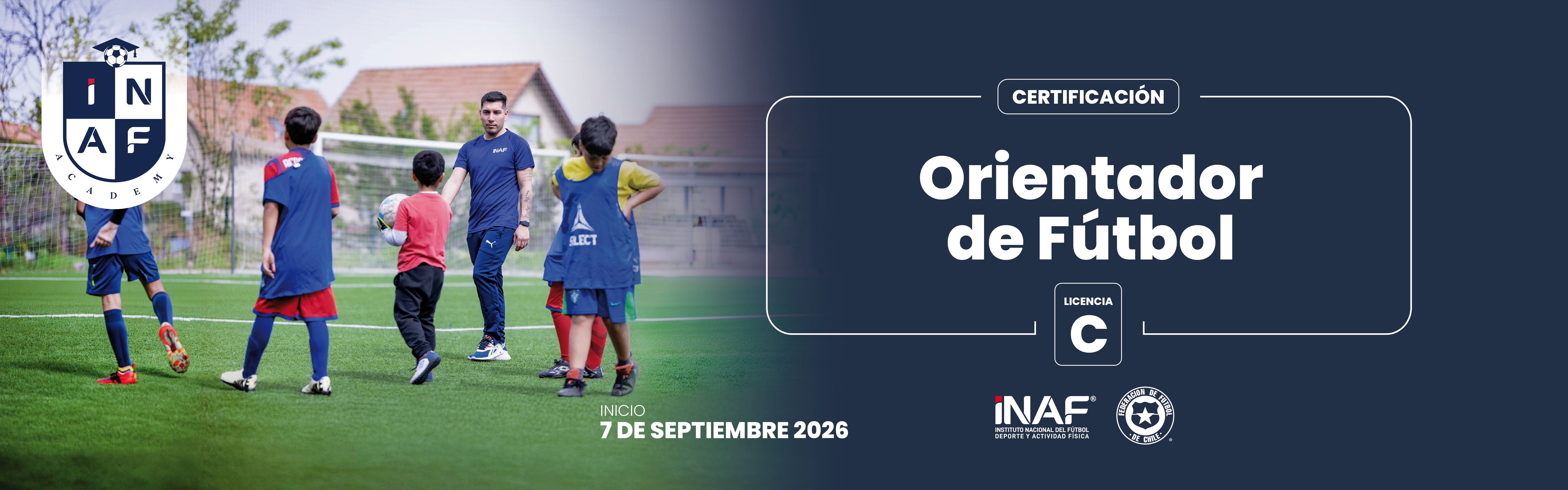 CERTIFICACIÓN ORIENTADOR DE FÚTBOL,  LICENCIA C