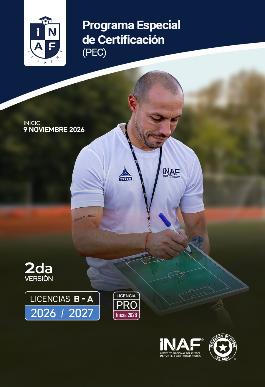  PROGRAMA ESPECIAL DE CERTIFICACIÓN (PEC) – ENTRENADOR/A DE FúTBOL